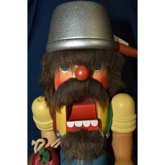 Christian Ulbricht Nutcracker Johnny Appleseed (READ/SEE PHOTOS) Germany Wooden - Picture 4 of 12